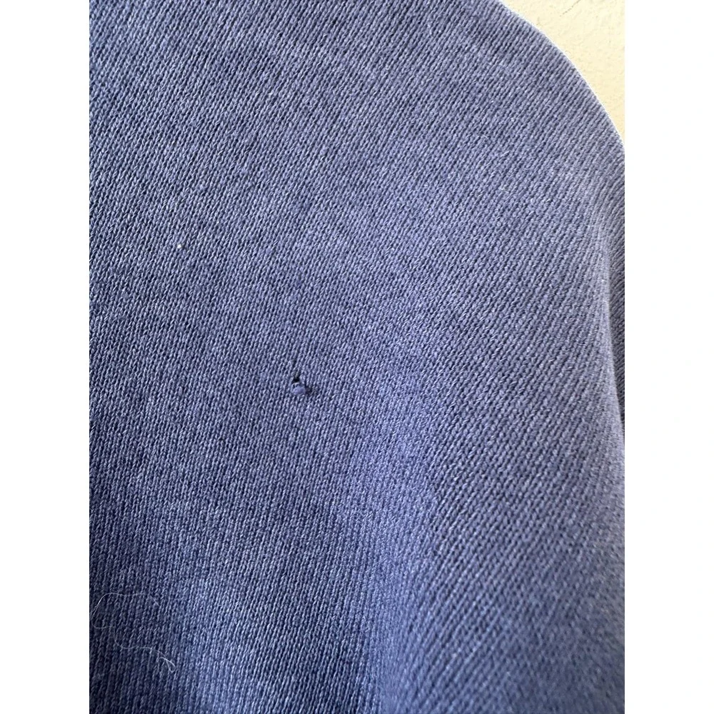 Vintage Russell Athletic Navy Sweatshirt Mens Medium Blue Graphic Military 90s‎ - Picture 3 of 8